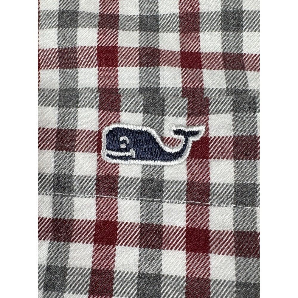 Vineyard Vines Mens Slim Fit Tucker Shirt‎ Plaid Check Long Sleeve Button  Large